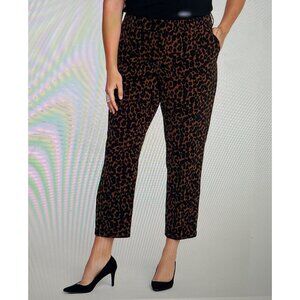Old Navy Harper Mid-Rise Leopard Print Pants Size 8 Regular
